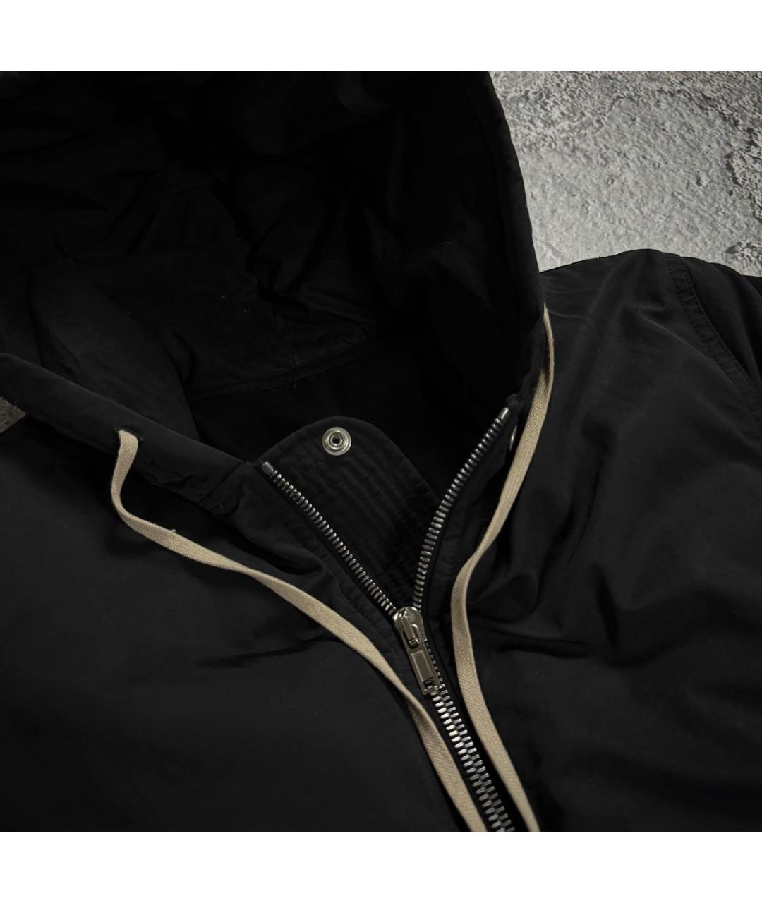 RICK OWENS Черная полиамидовая куртка, фото 4