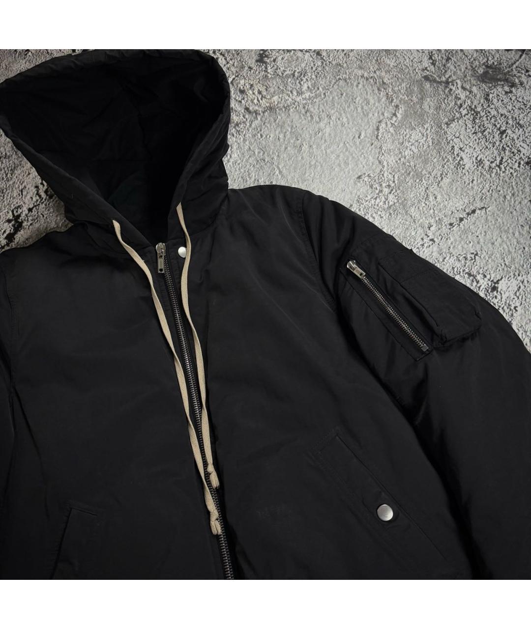 RICK OWENS Черная полиамидовая куртка, фото 3