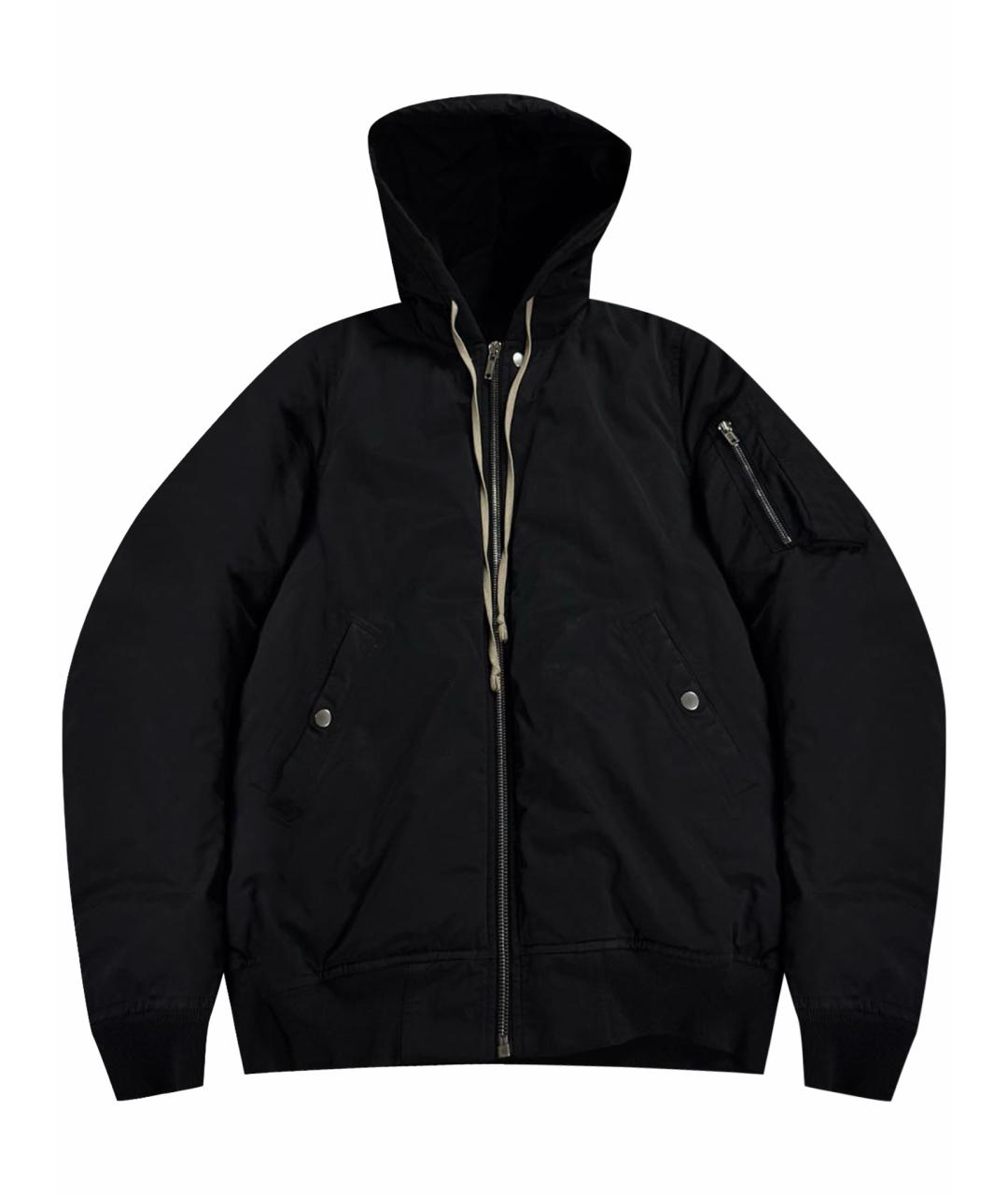 RICK OWENS Черная полиамидовая куртка, фото 1