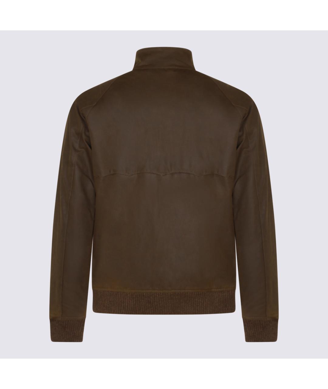 BARBOUR Зеленая хлопковая куртка, фото 2