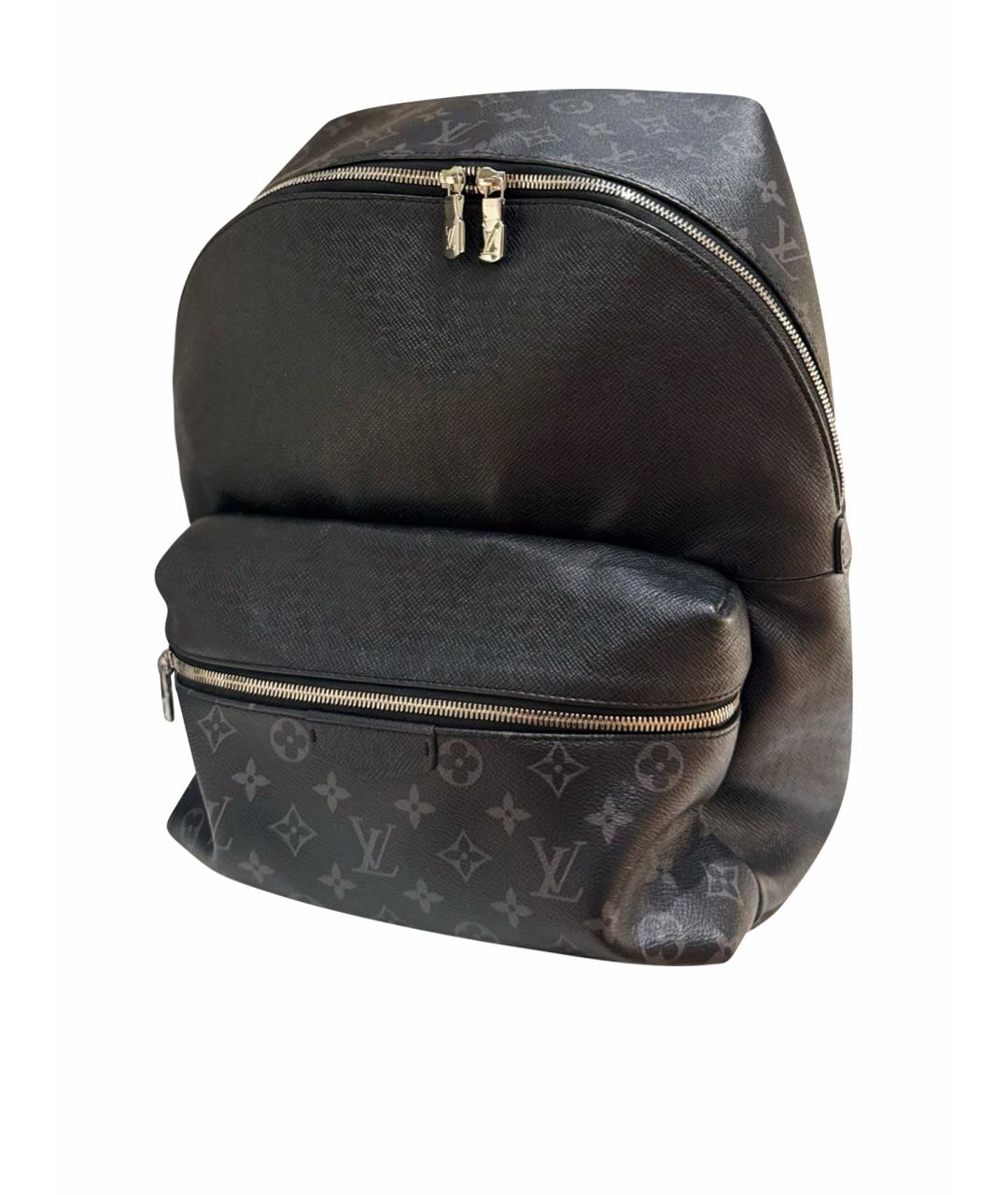 LOUIS VUITTON Черный кожаный рюкзак, фото 1