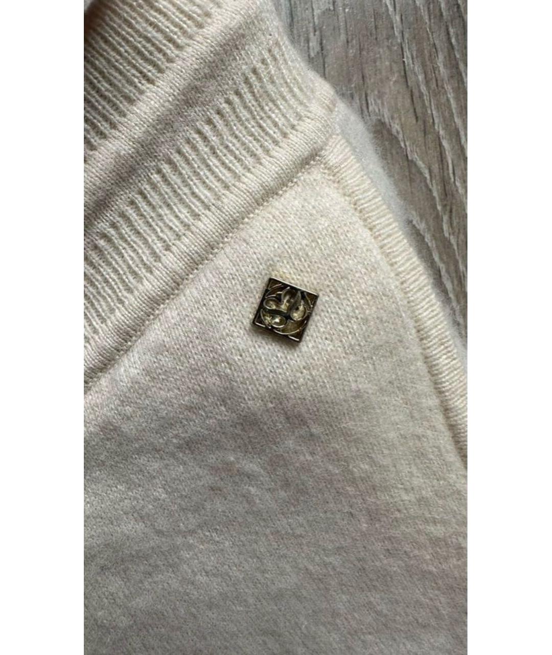 SANDRO Бежевые кашемировые брюки узкие, фото 5