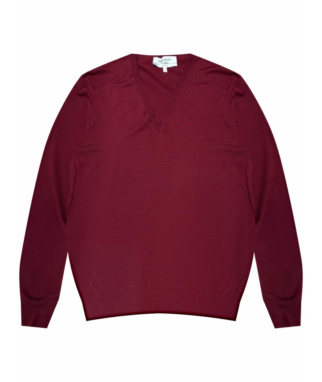 SAINT LAURENT Красный джемпер / свитер, фото 1