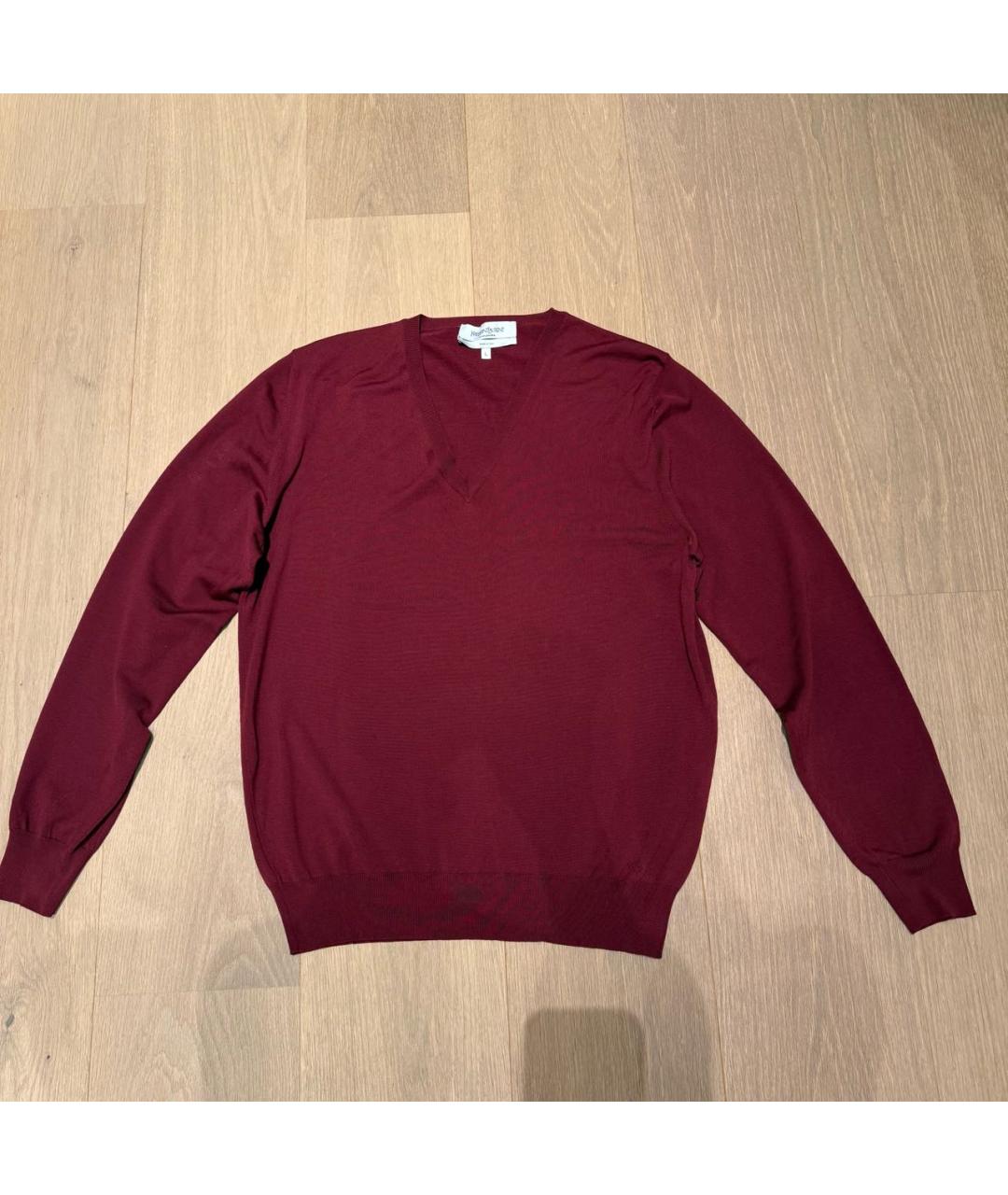 SAINT LAURENT Красный джемпер / свитер, фото 7