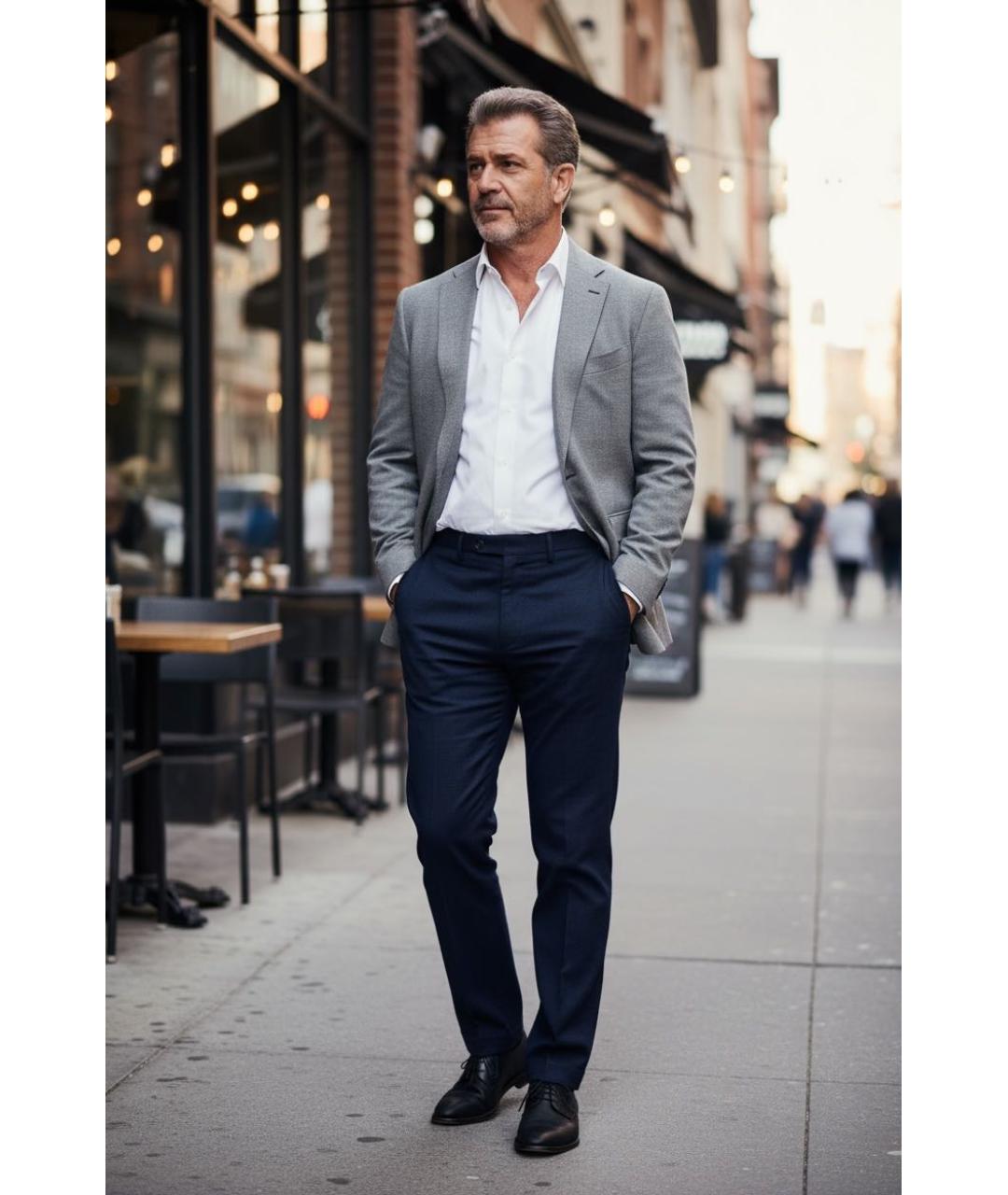 CORNELIANI Темно-синие шерстяные классические брюки, фото 2