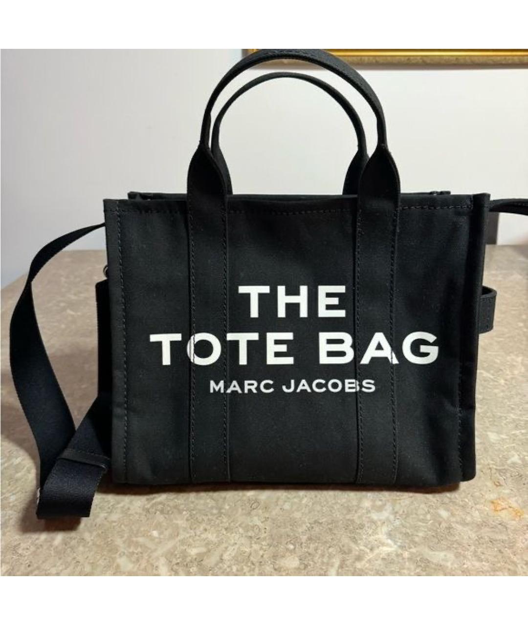 MARC JACOBS Черная сумка тоут, фото 5