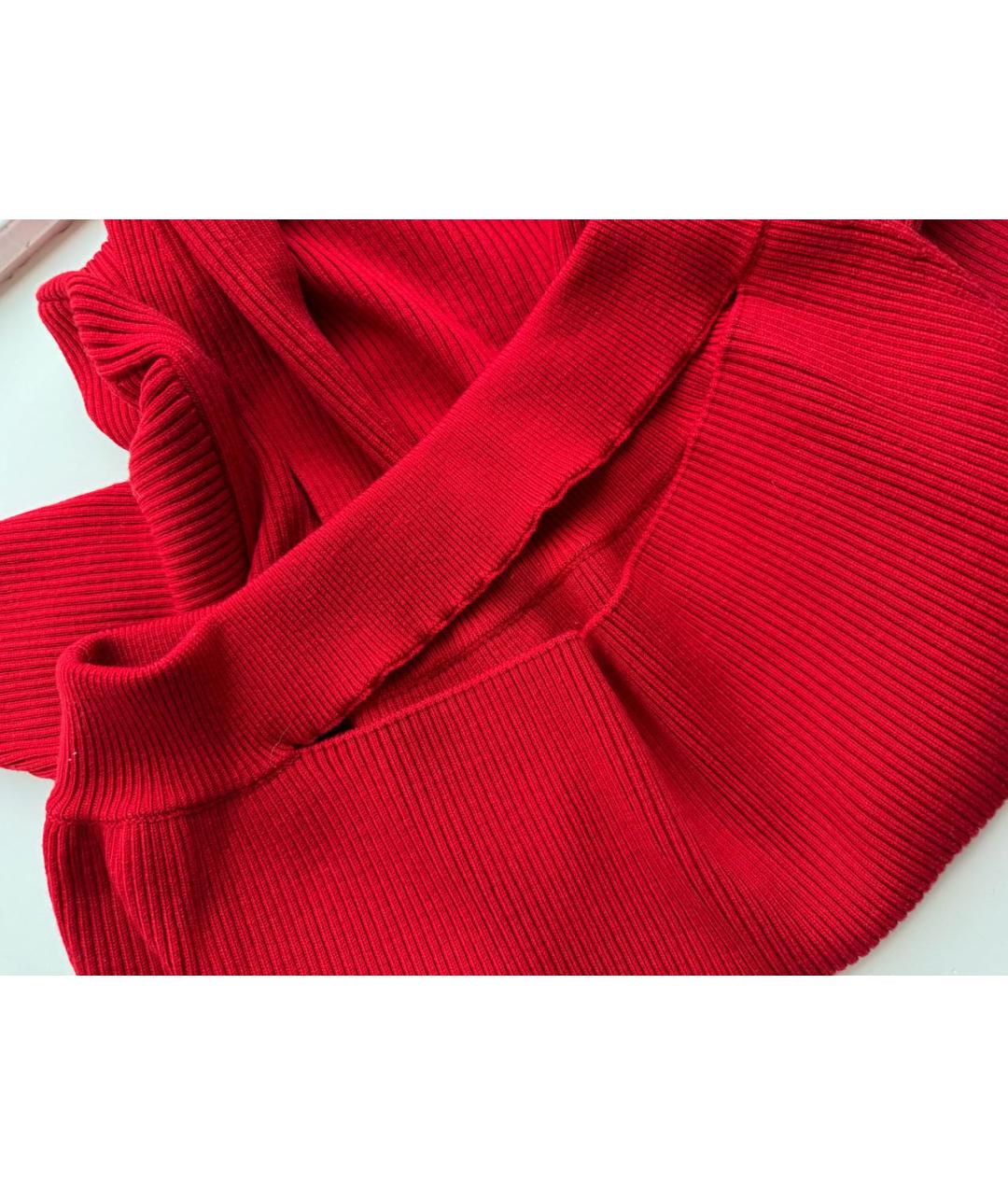 BALENCIAGA Красный шерстяной джемпер / свитер, фото 6