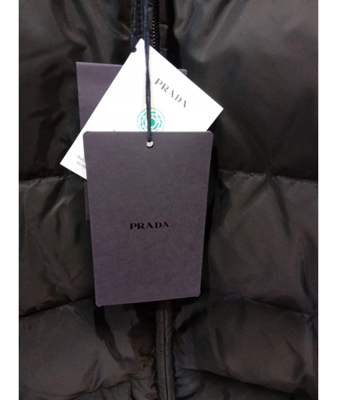 PRADA Черный пуховик, фото 4