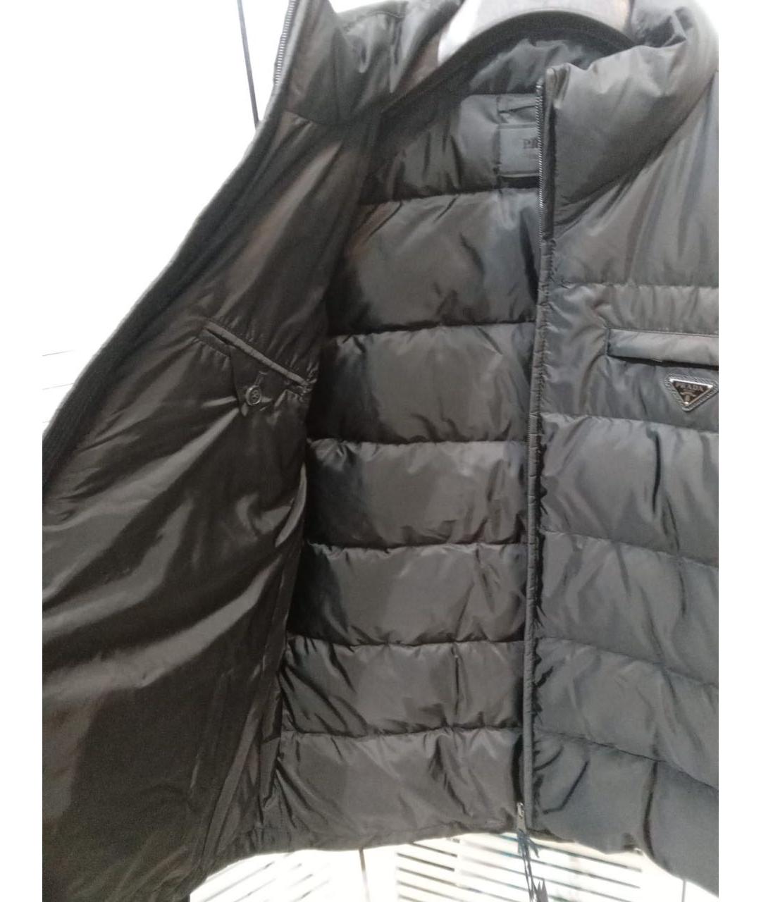 PRADA Черный пуховик, фото 6