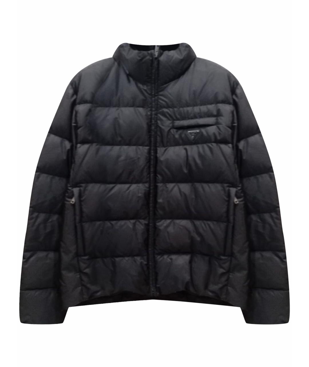 PRADA Черный пуховик, фото 1