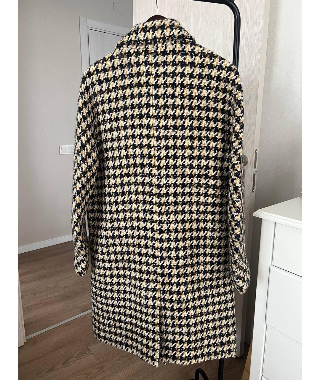 ERMANNO SCERVINO Черное шерстяное пальто, фото 2