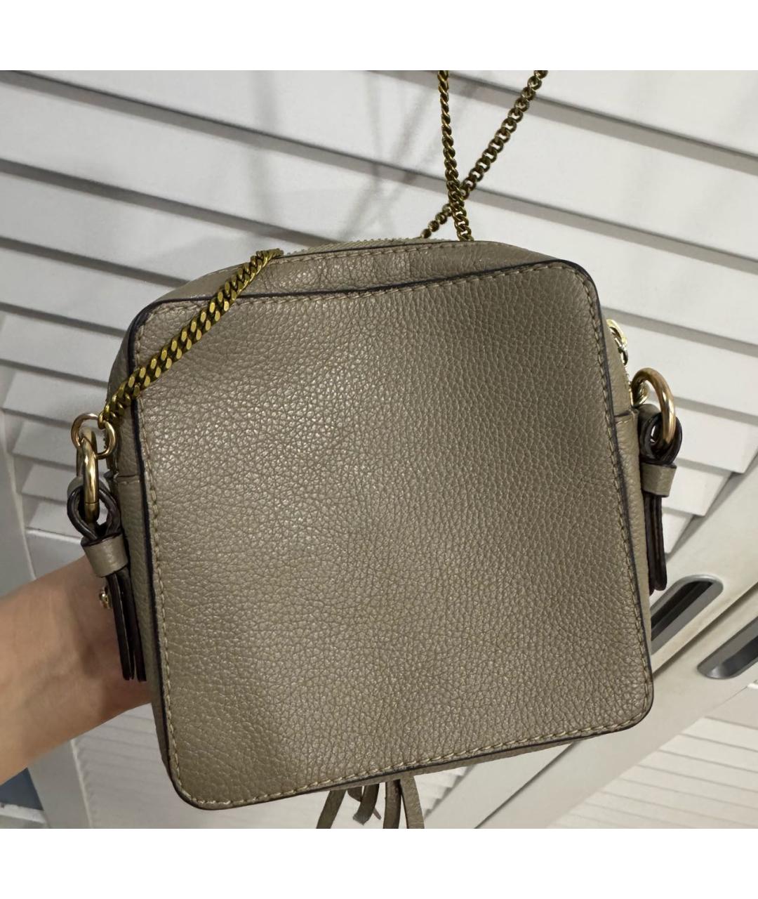 SEE BY CHLOE Бежевая замшевая сумка через плечо, фото 3