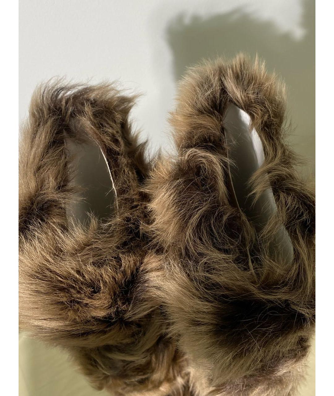 RALPH LAUREN Коричневые кожаные сапоги, фото 5