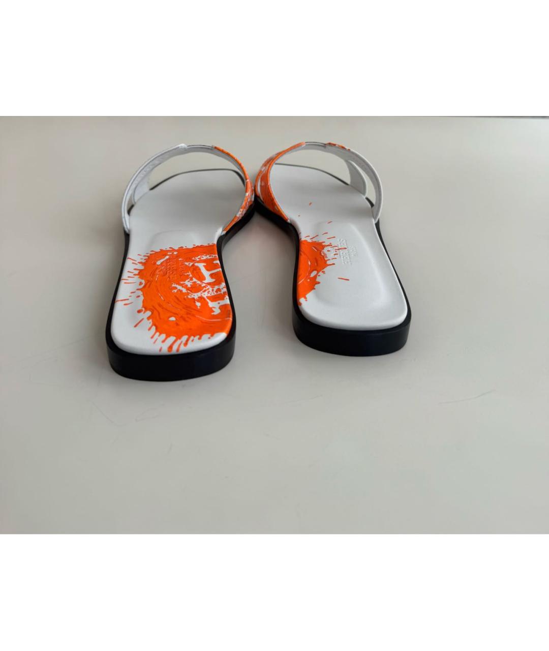 HERMES Кожаные босоножки, фото 7