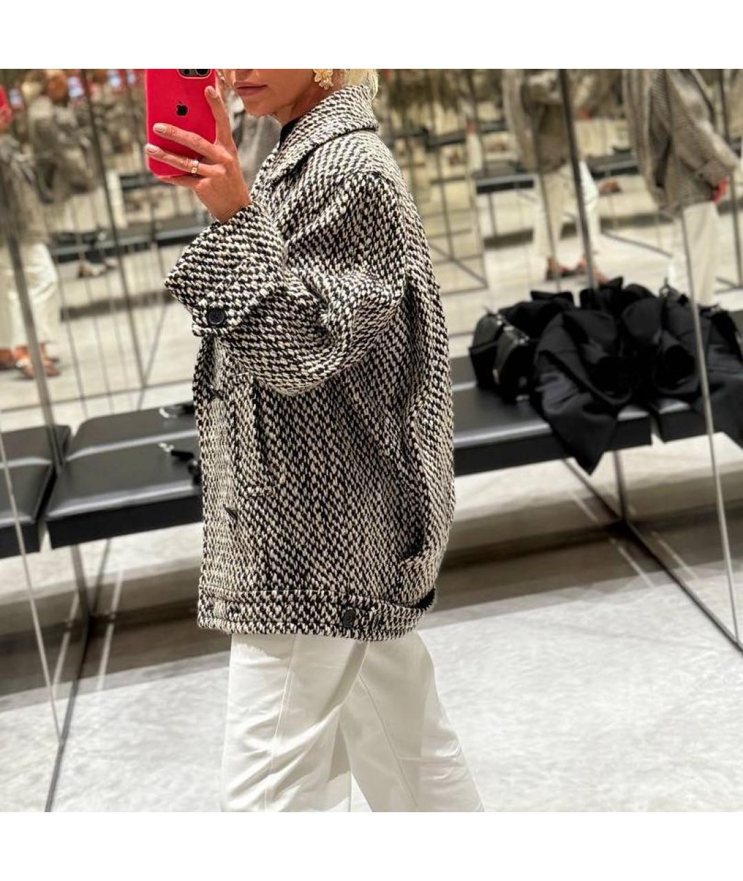 SAINT LAURENT Шерстяное пальто, фото 8