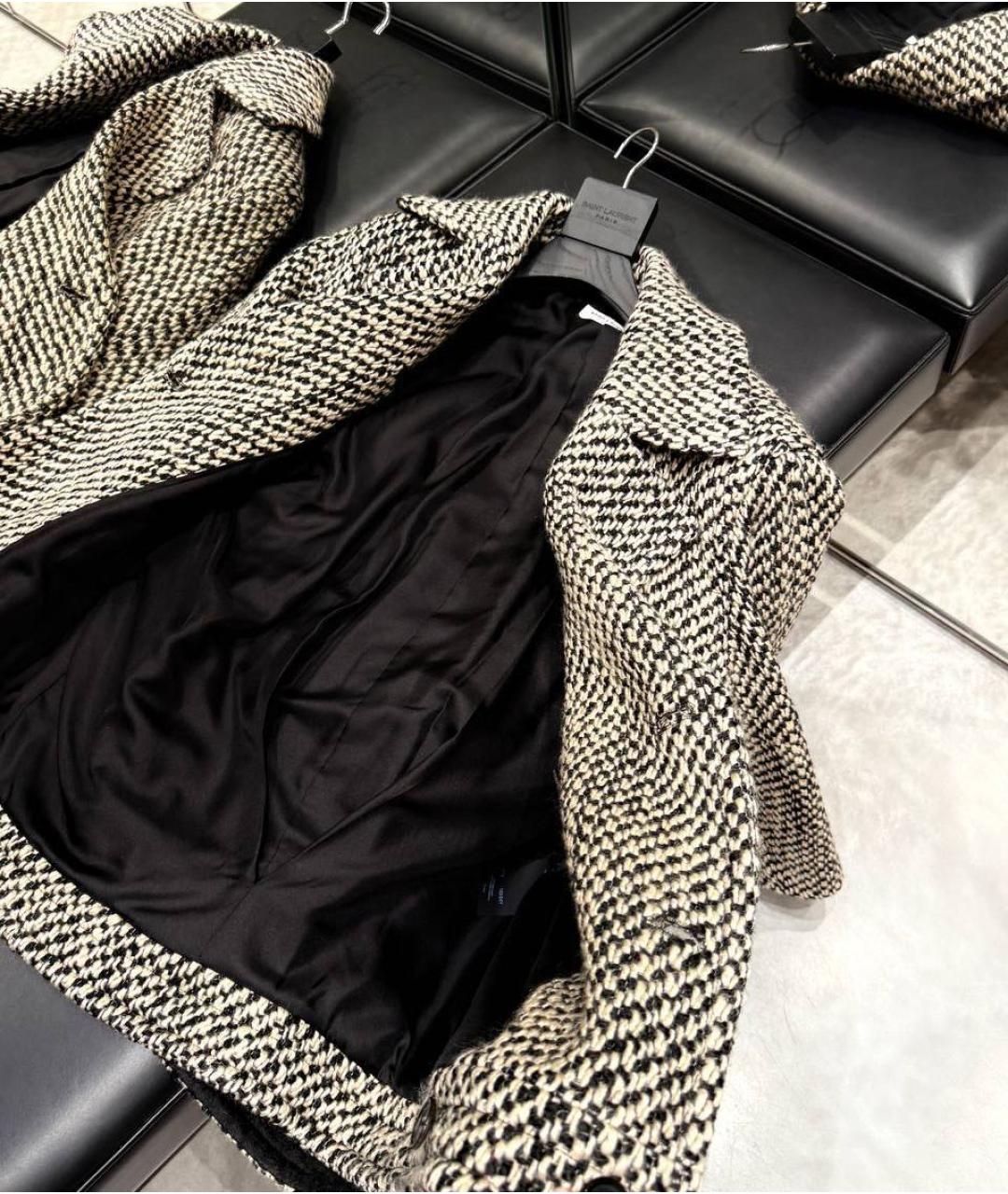 SAINT LAURENT Шерстяное пальто, фото 3