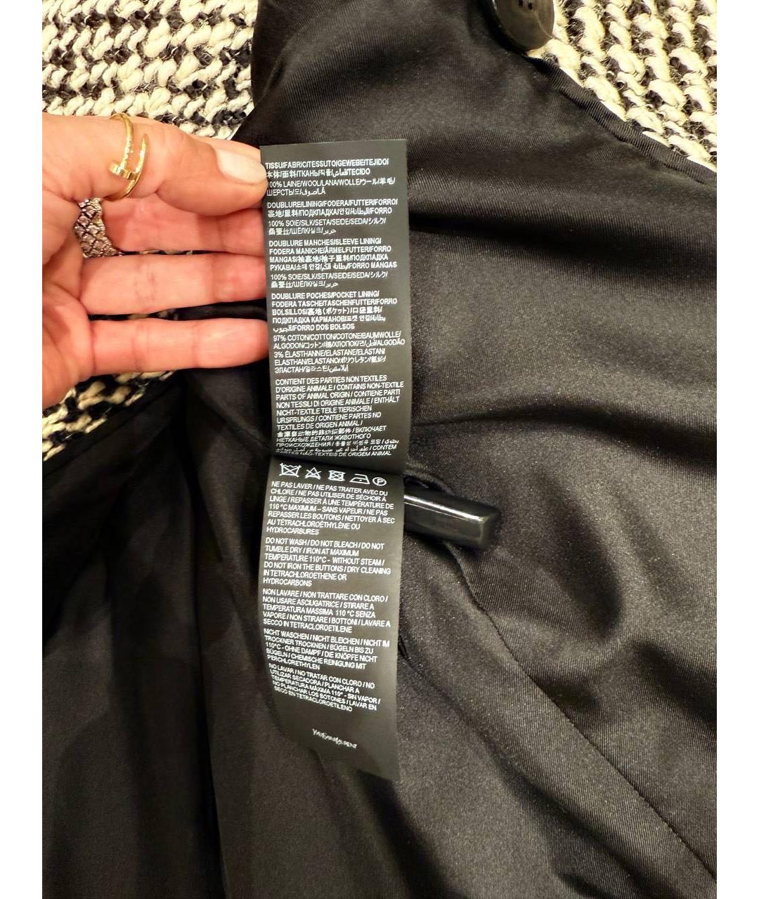 SAINT LAURENT Шерстяное пальто, фото 5