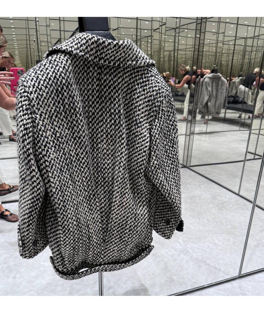 SAINT LAURENT Шерстяное пальто, фото 2