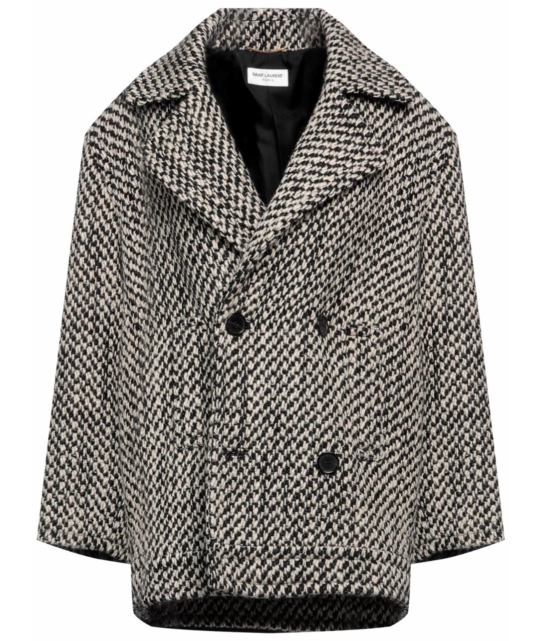 SAINT LAURENT Шерстяное пальто, фото 1