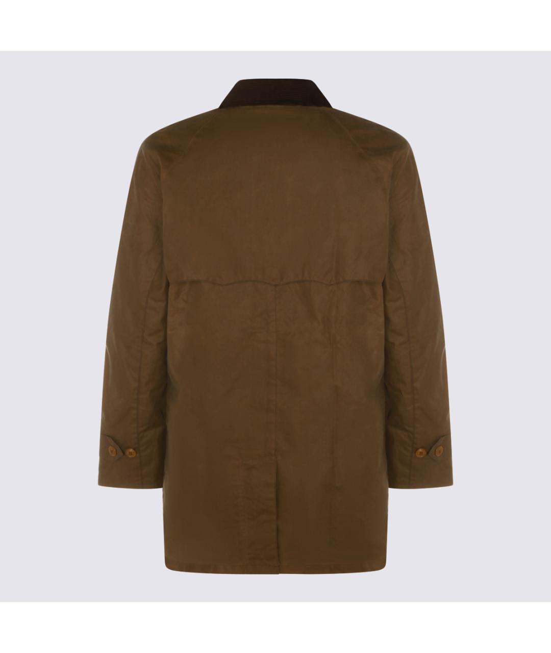 BARBOUR Коричневое хлопковое пальто, фото 2