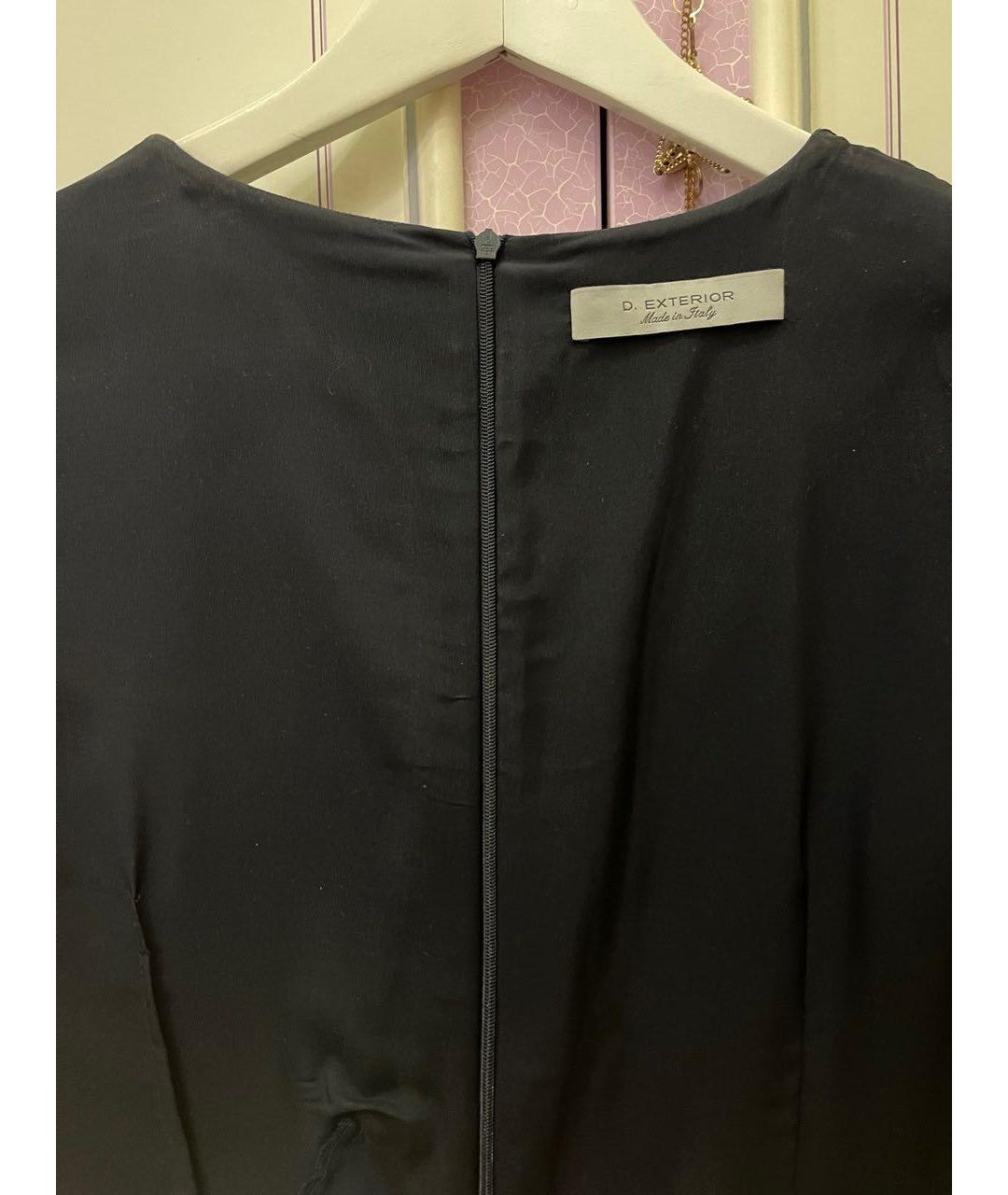 D.EXTERIOR Темно-синее вискозное платье, фото 3