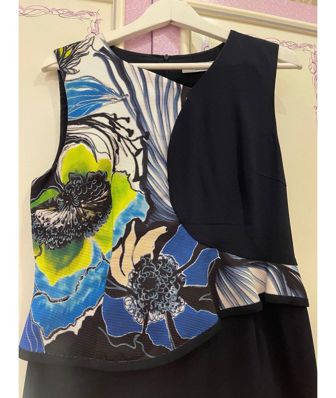 D.EXTERIOR Темно-синее вискозное платье, фото 4