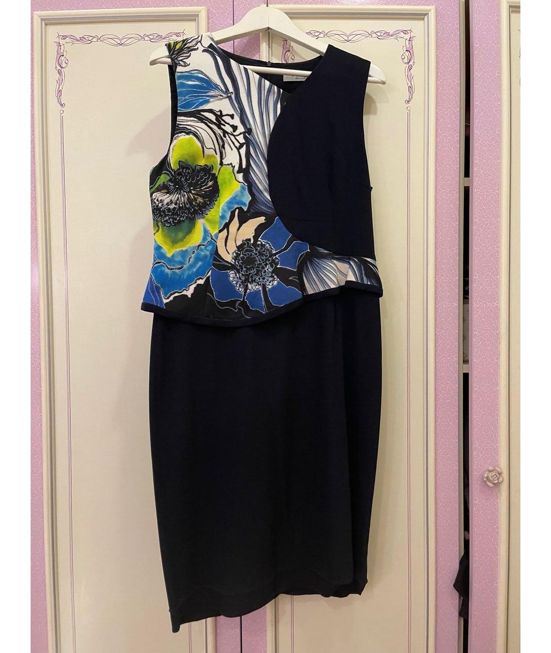 D.EXTERIOR Темно-синее вискозное платье, фото 6