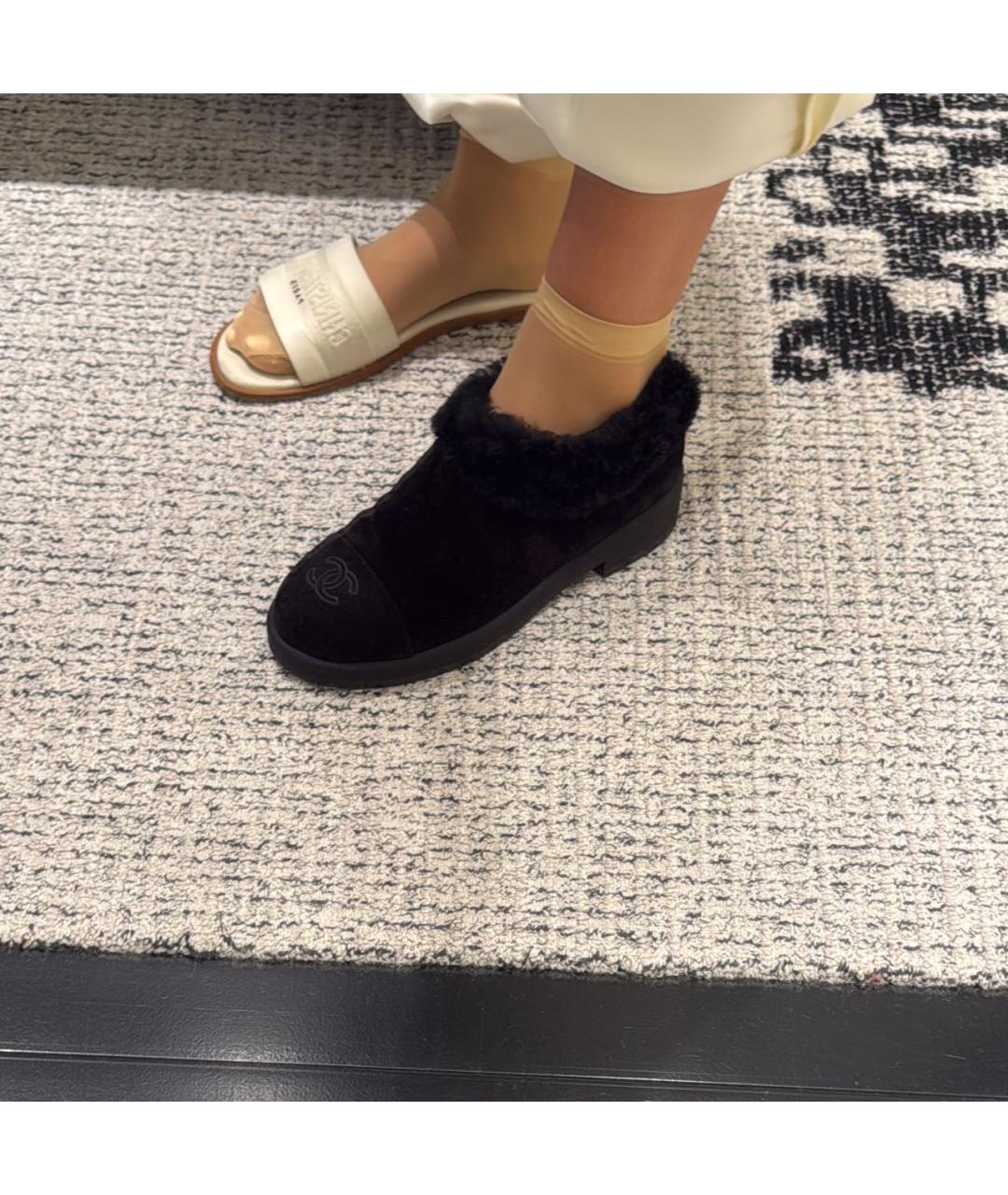 CHANEL Черные лоферы, фото 8