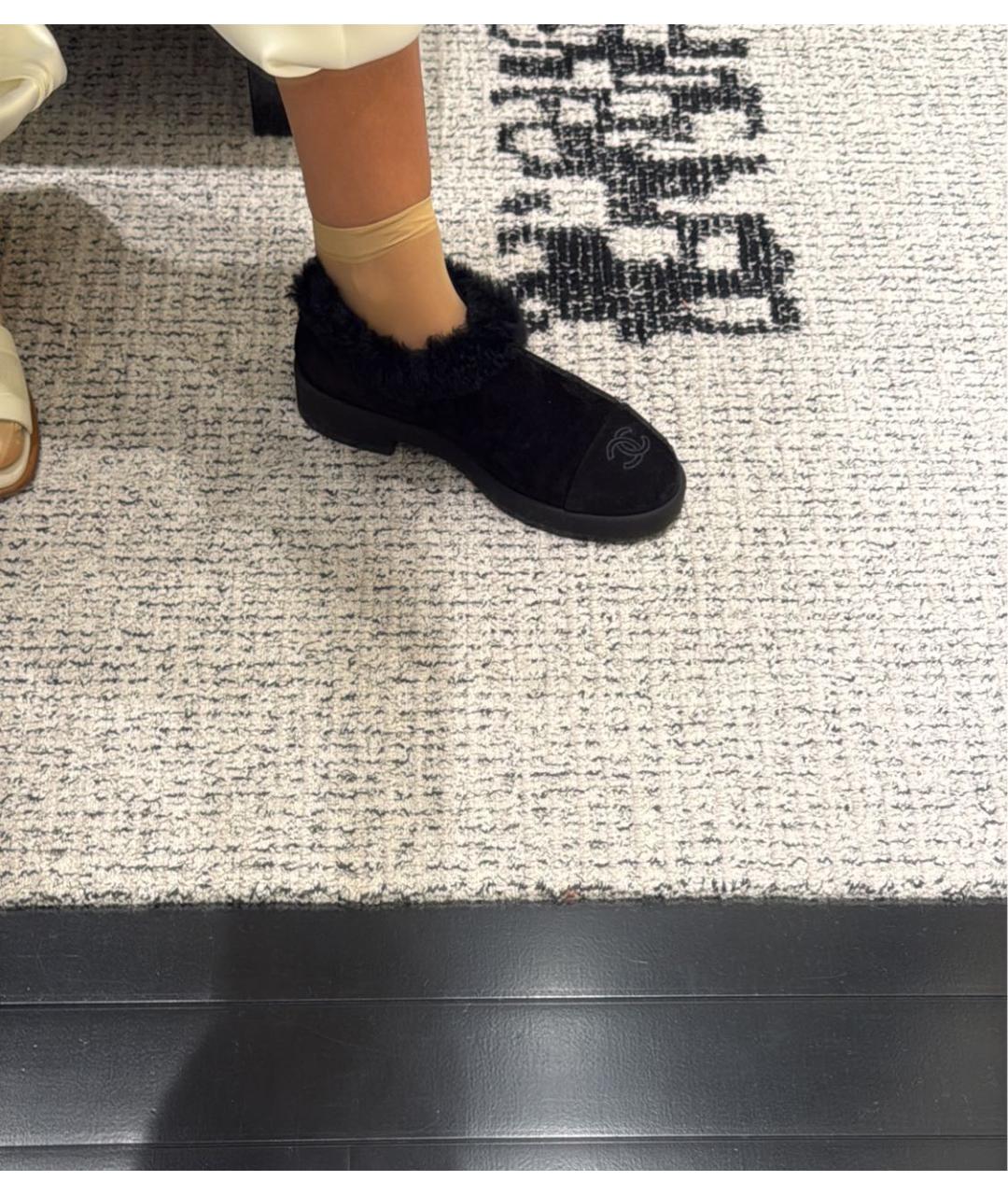 CHANEL Черные лоферы, фото 9