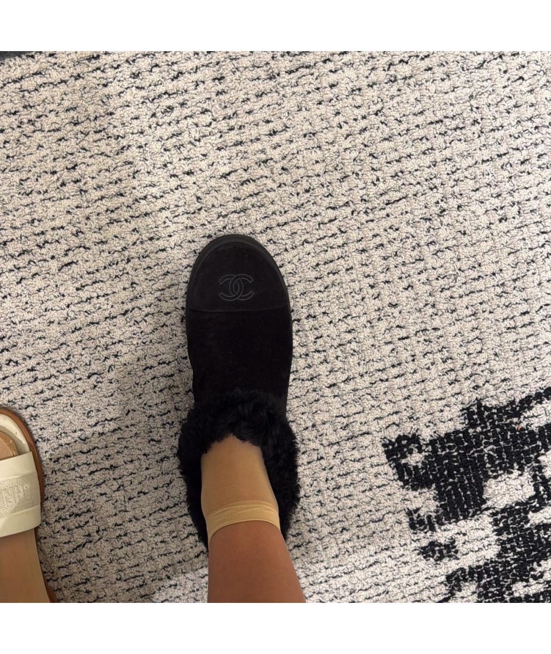 CHANEL Черные лоферы, фото 7