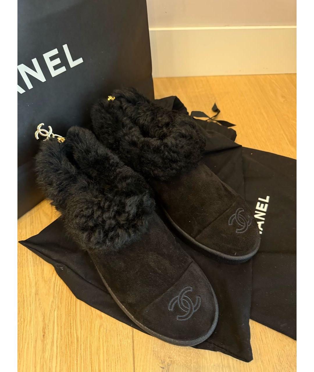 CHANEL Черные лоферы, фото 3