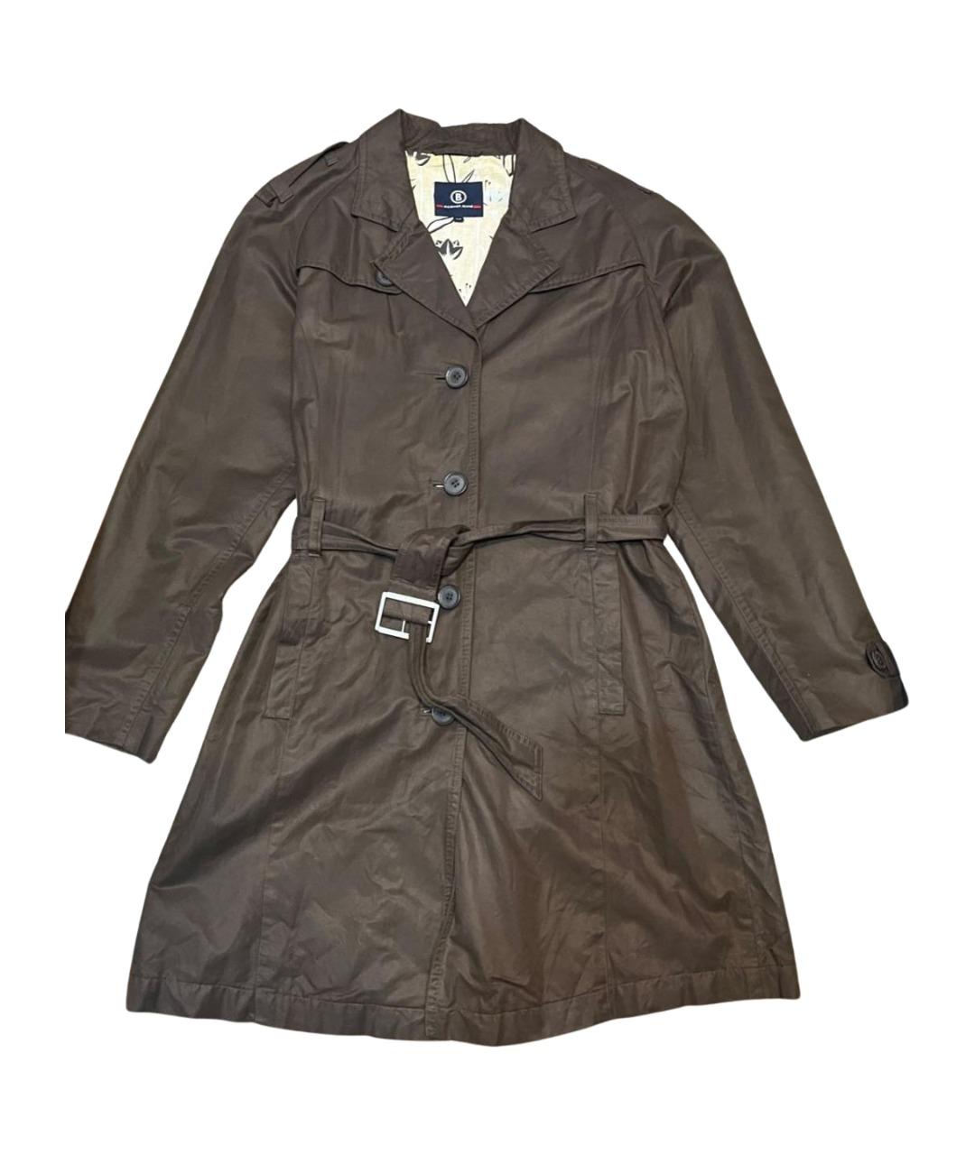 BOGNER Коричневый полиамидовый тренч/плащ, фото 1