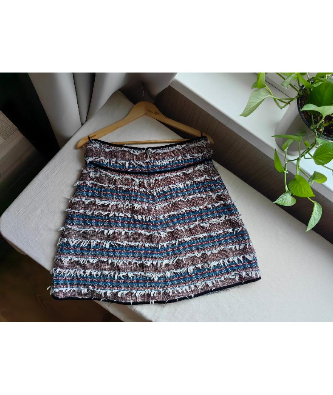 SEE BY CHLOE Мульти хлопковая юбка мини, фото 2