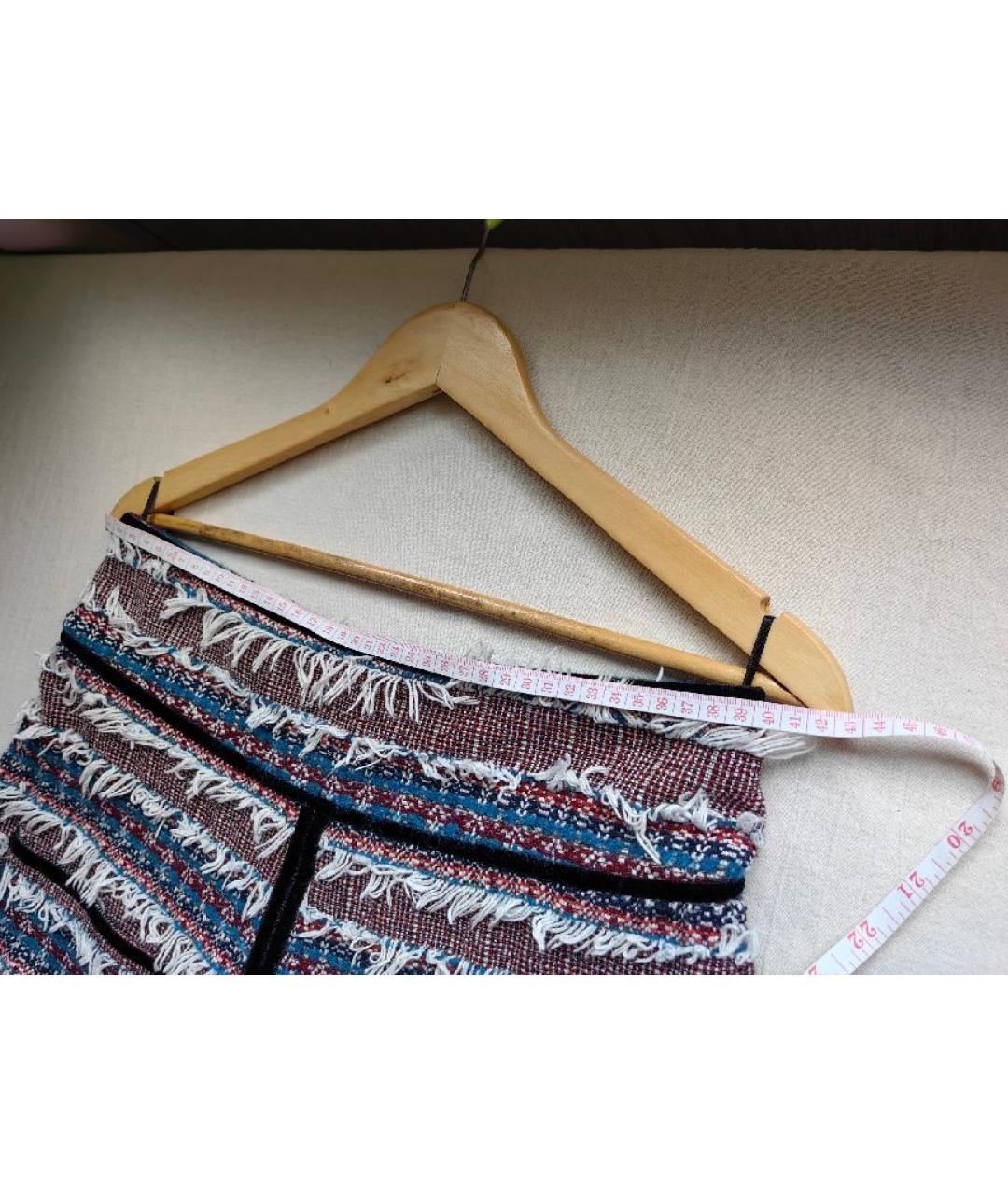 SEE BY CHLOE Мульти хлопковая юбка мини, фото 7