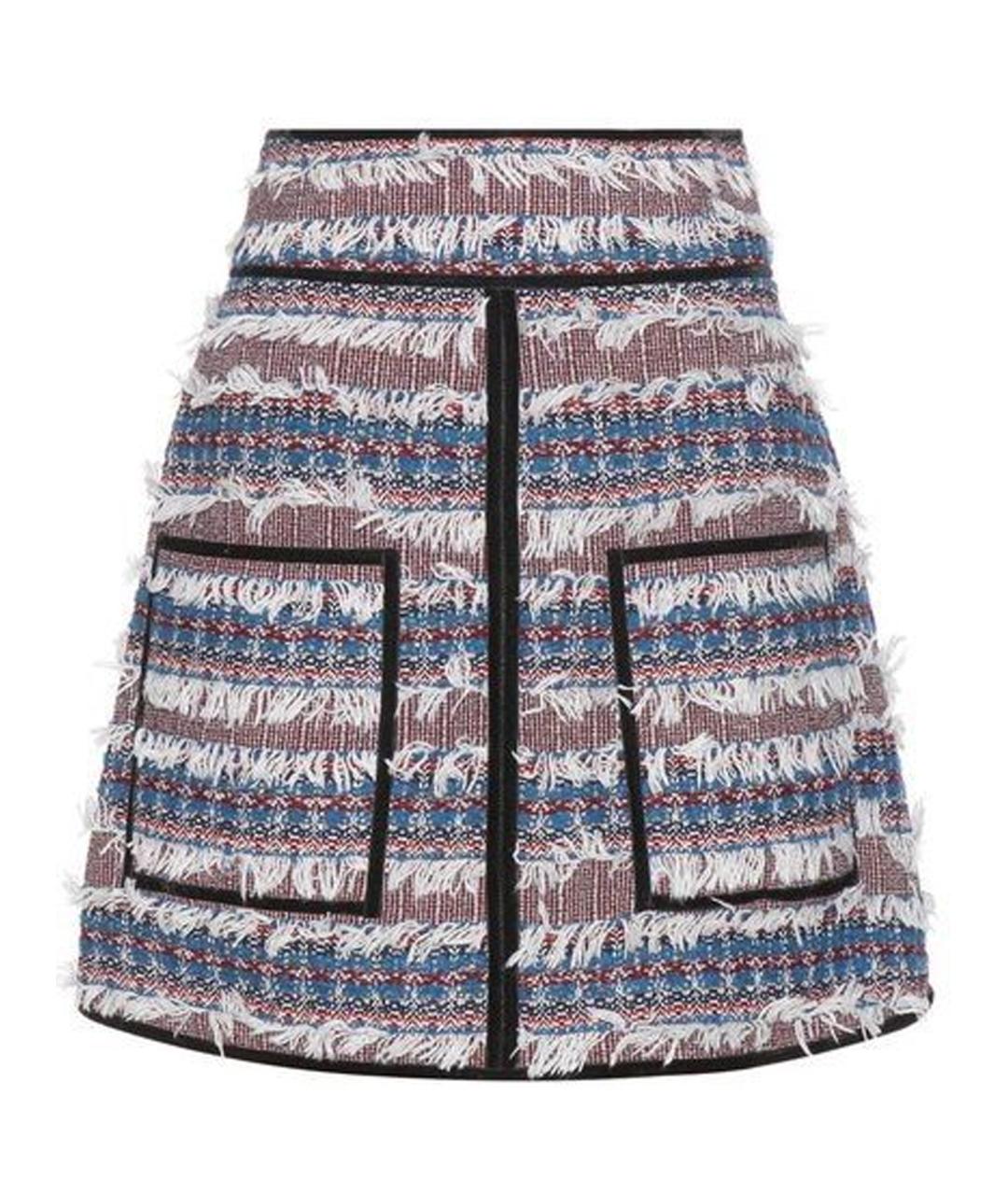 SEE BY CHLOE Мульти хлопковая юбка мини, фото 1