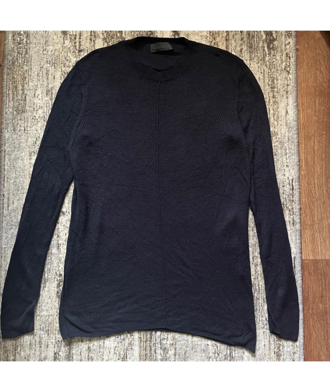 DIESEL BLACK GOLD Черный вискозный джемпер / свитер, фото 2