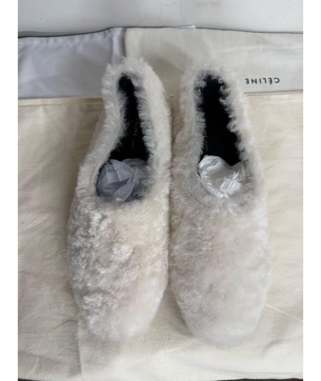 CELINE Белые балетки, фото 3