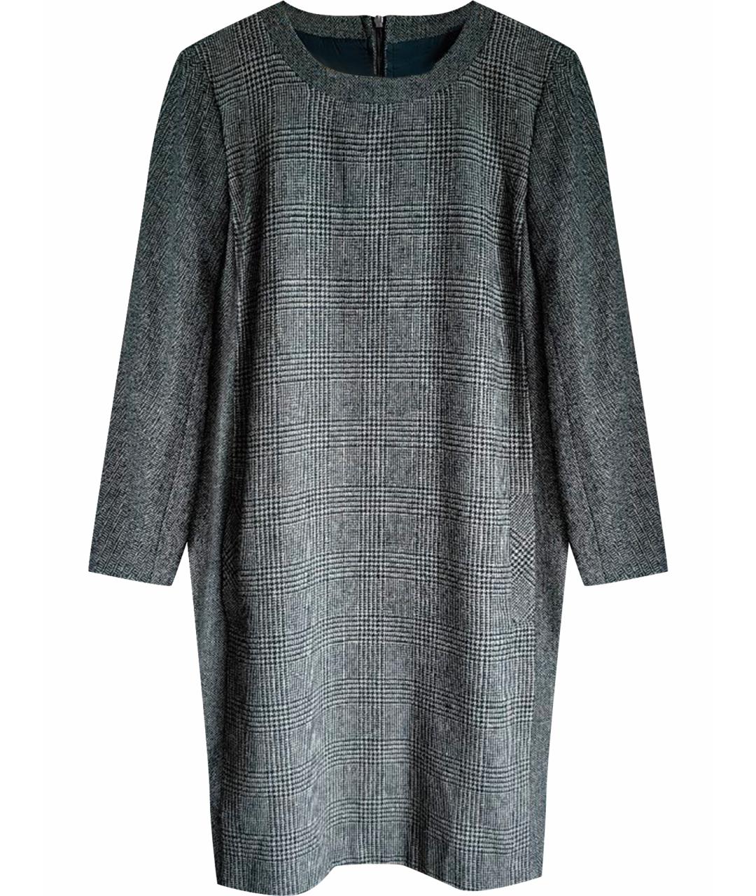 WEEKEND MAX MARA Зеленые шерстяное повседневное платье, фото 1