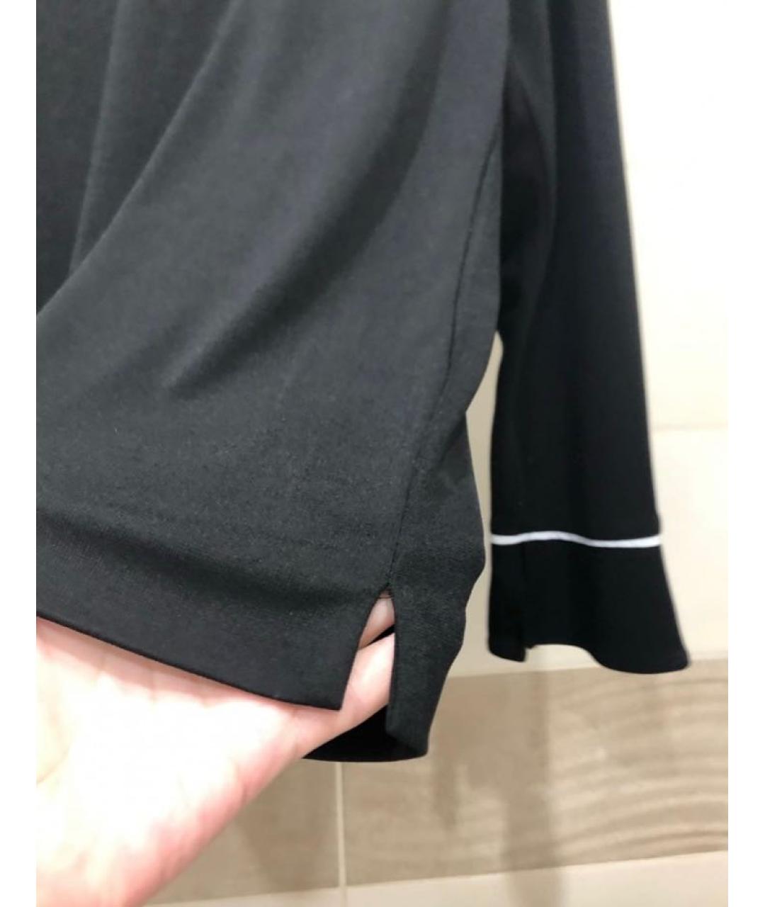 KARL LAGERFELD Черная полиэстеровая блузы, фото 8