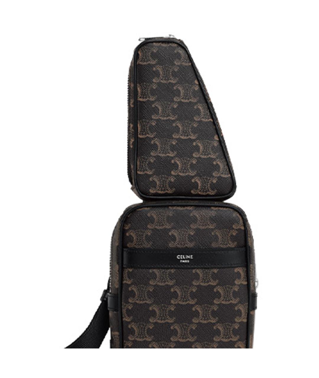 CELINE Черная сумка на плечо, фото 4