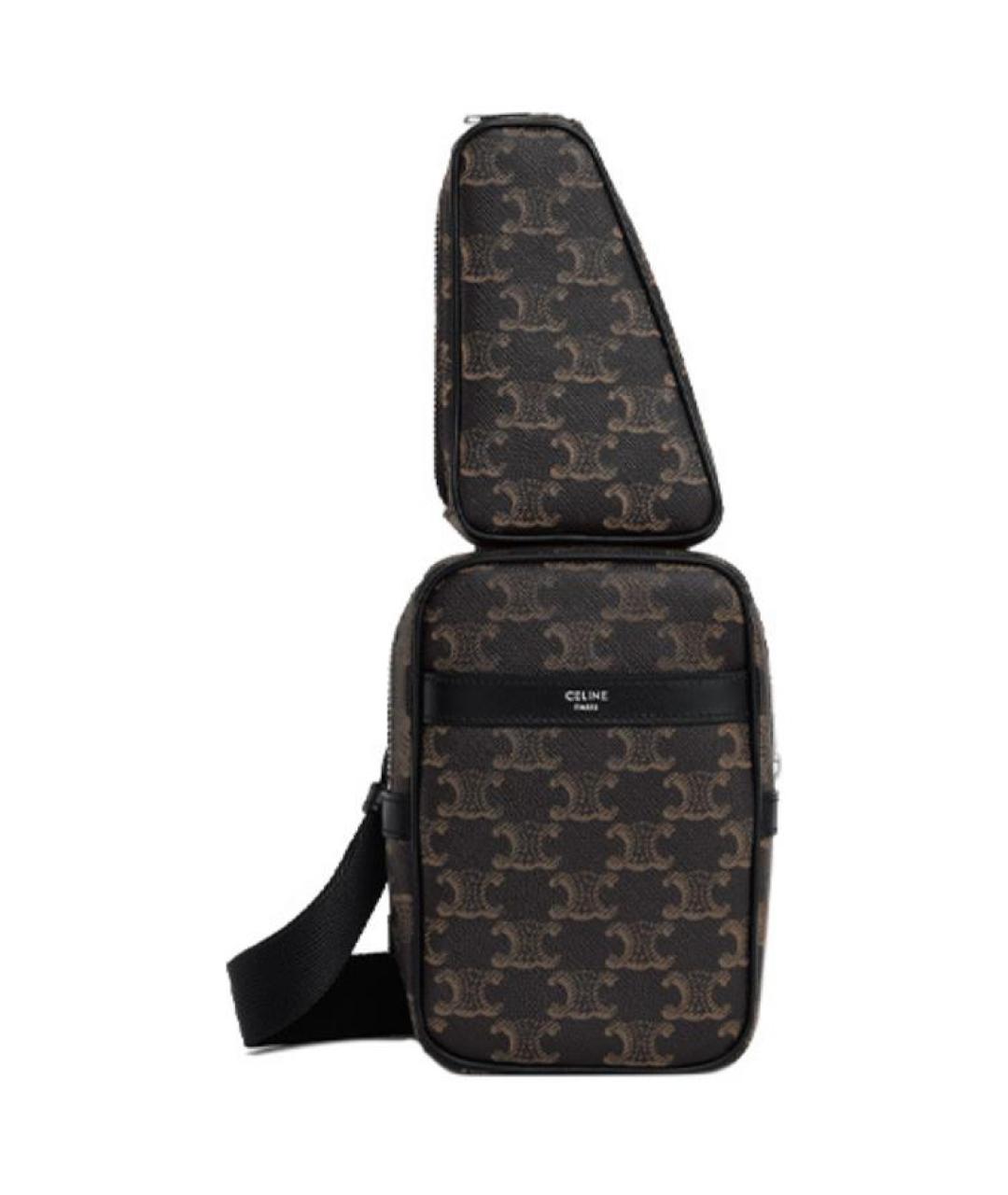 CELINE Черная сумка на плечо, фото 1