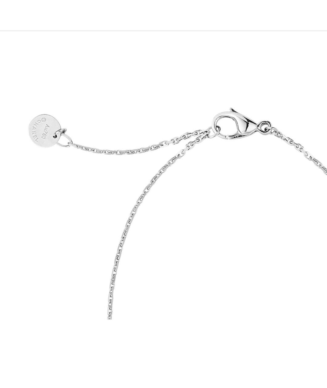 CHANEL Серебряное колье из белого золота, фото 4