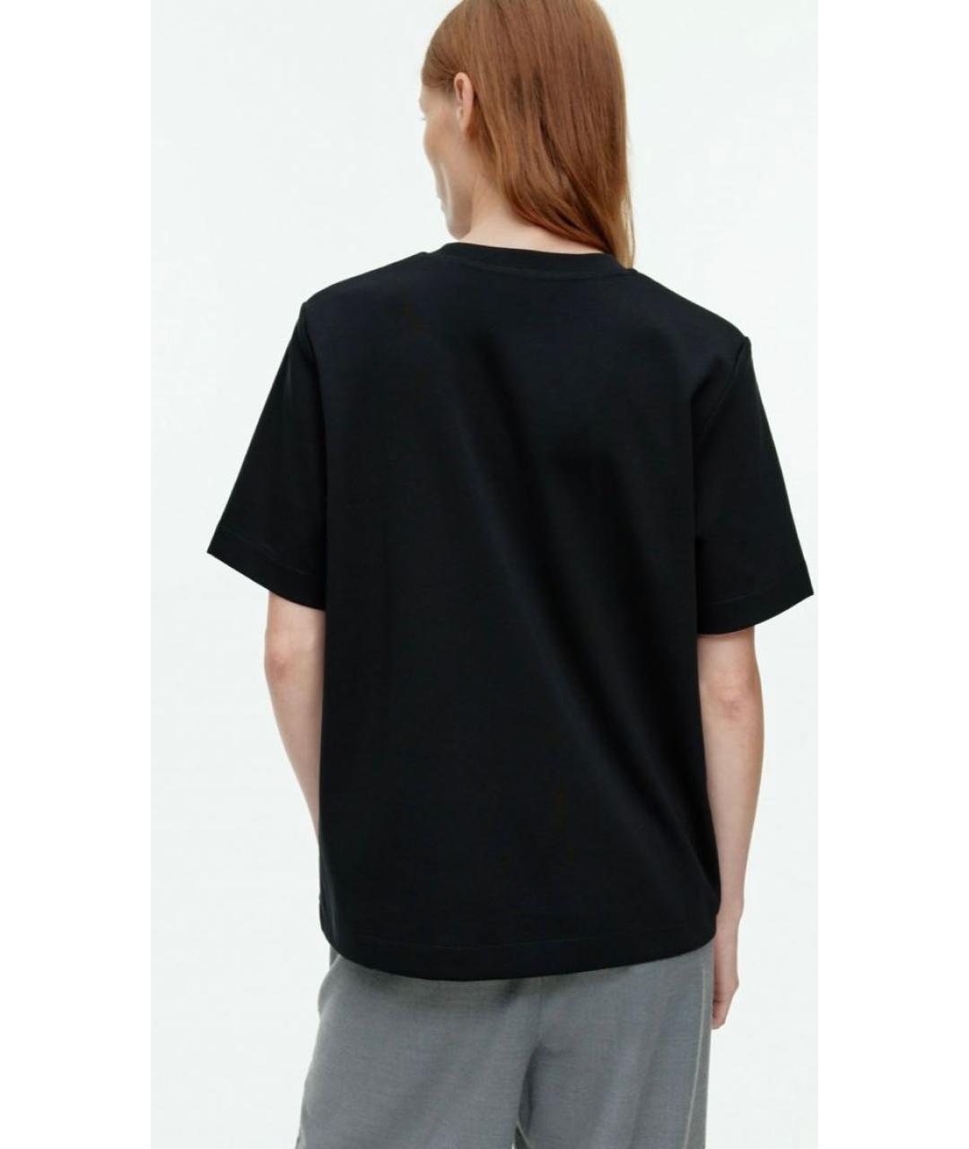 ARKET Черная хлопковая футболка, фото 7
