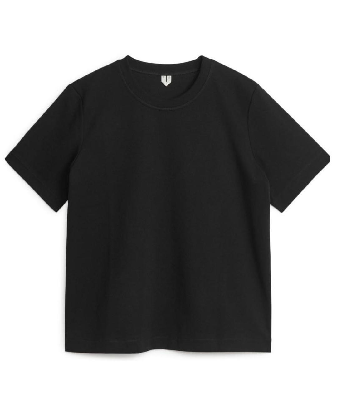 ARKET Черная хлопковая футболка, фото 1