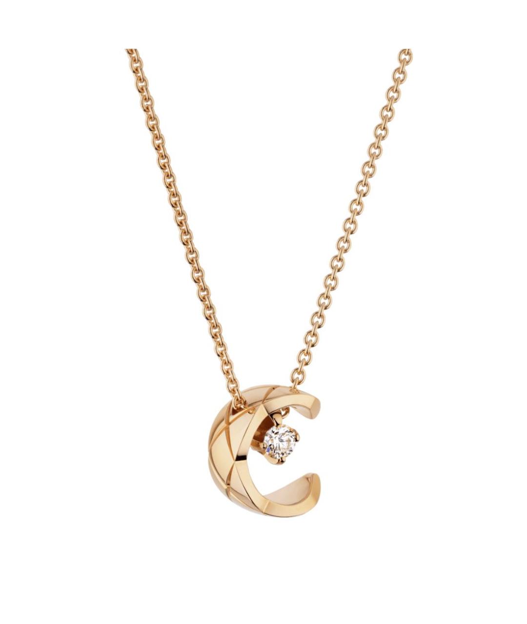 CHANEL Бежевое колье из розового золота, фото 3