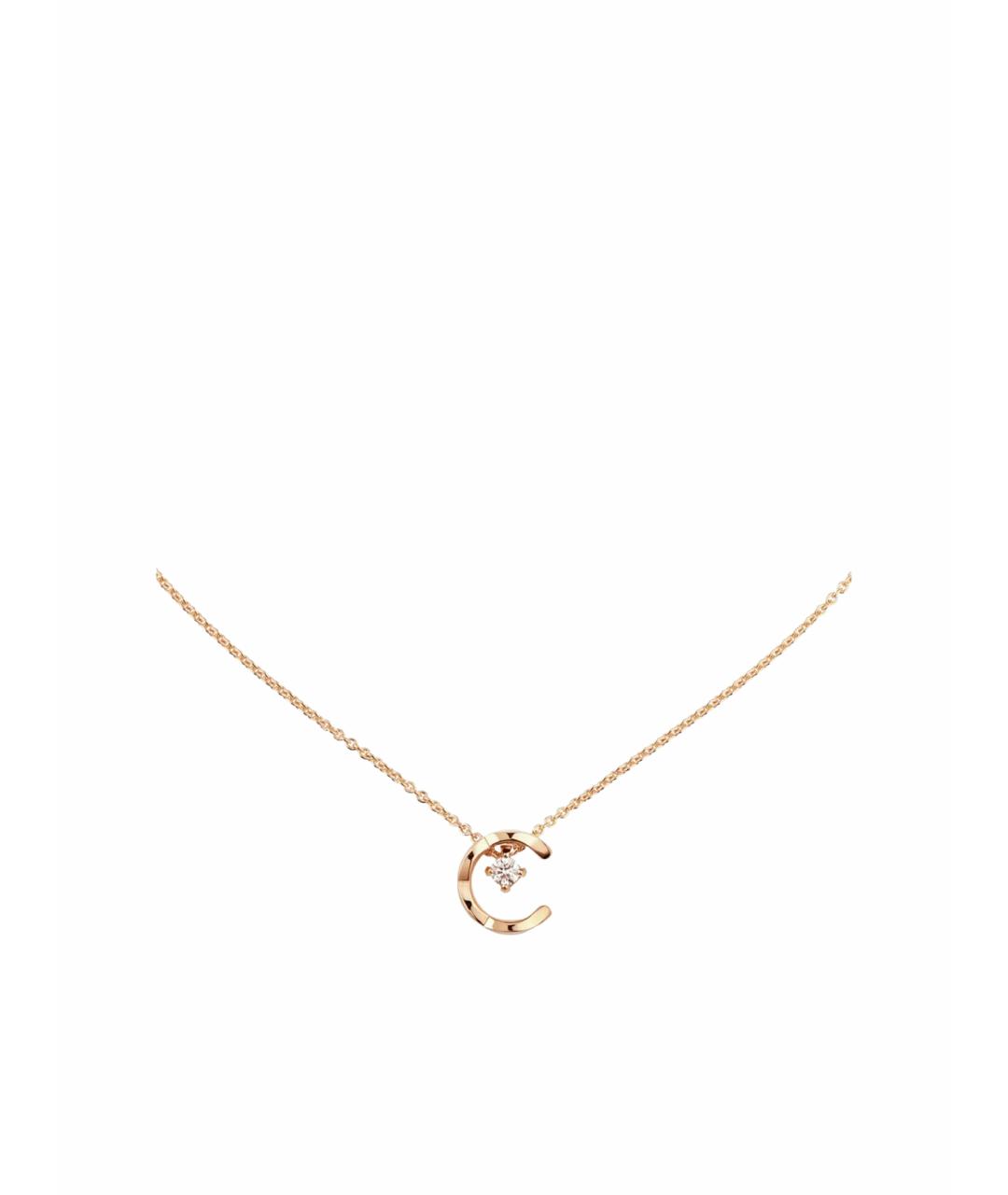 CHANEL Бежевое колье из розового золота, фото 1