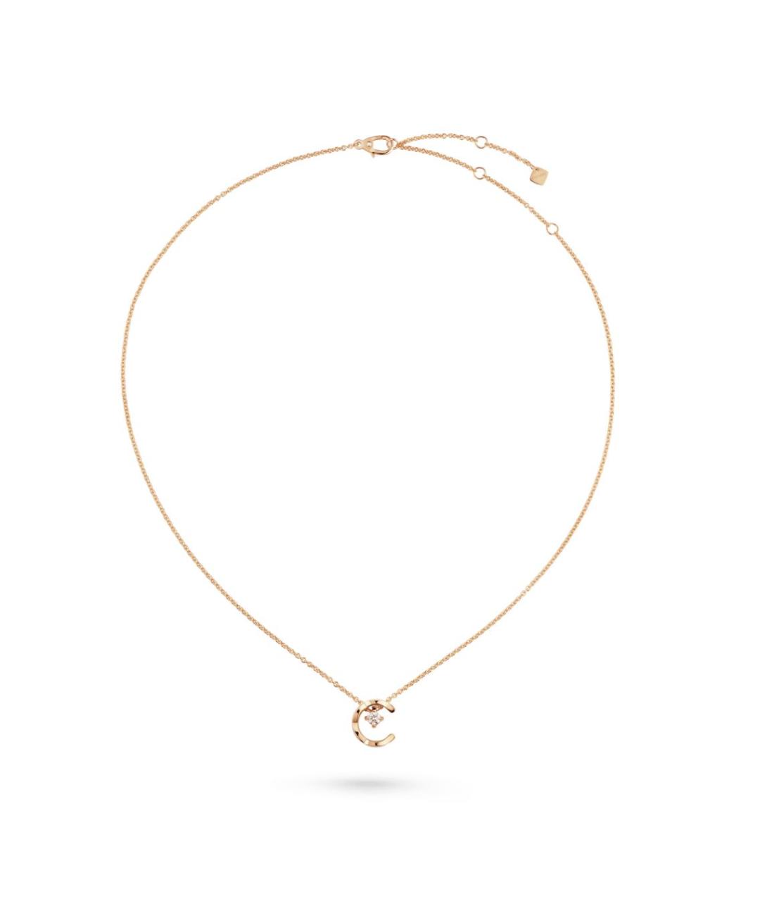 CHANEL Бежевое колье из розового золота, фото 2