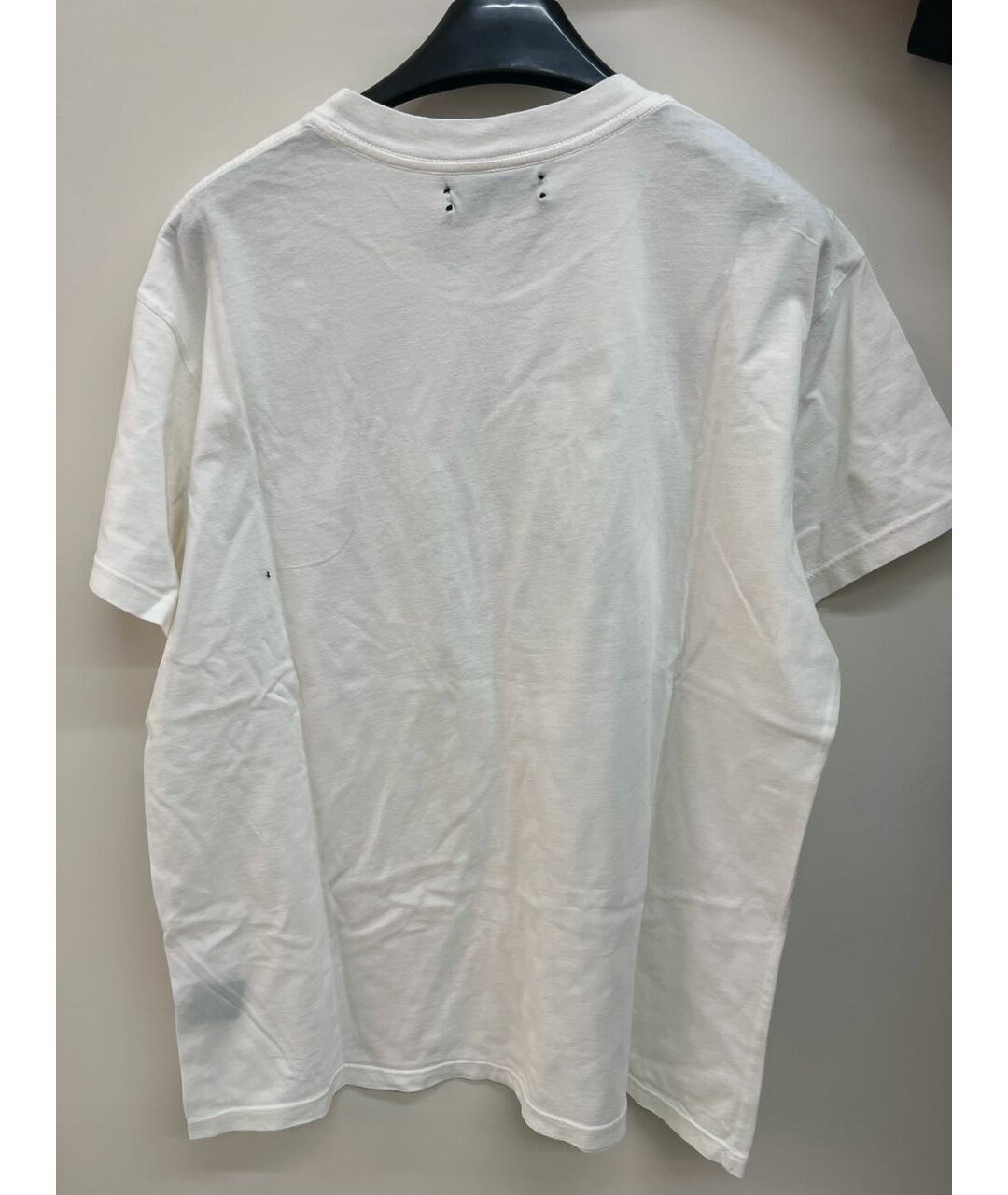 AMIRI Белая хлопковая футболка, фото 2