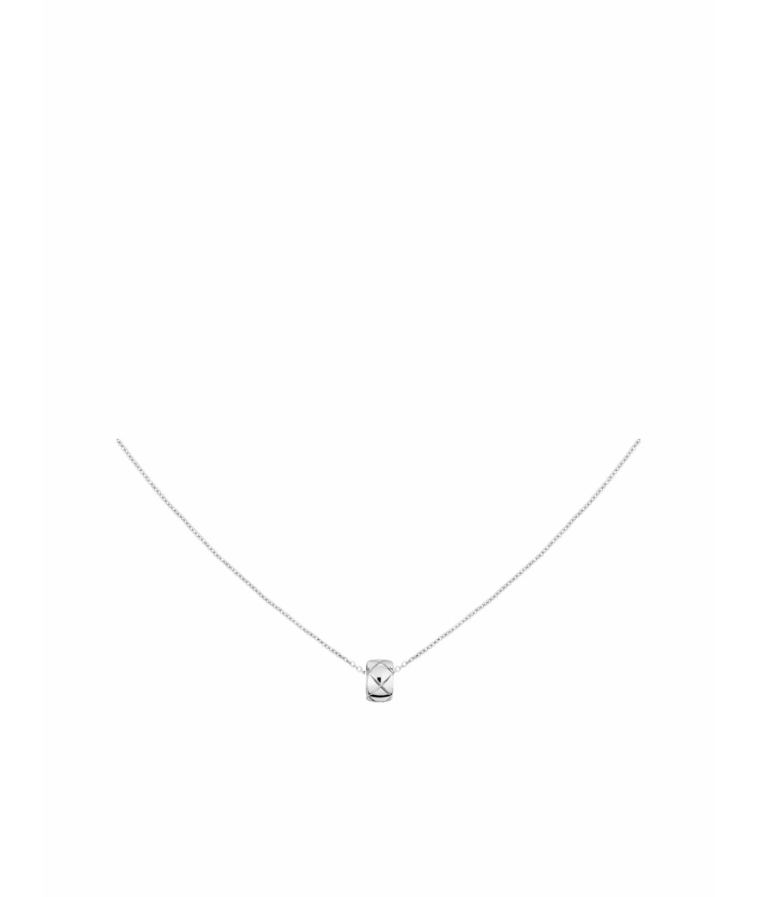 CHANEL Серебряное колье из белого золота, фото 1