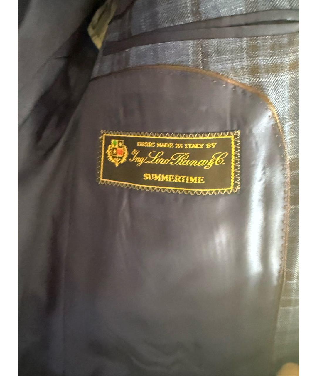 KITON Синий шерстяной пиджак, фото 3